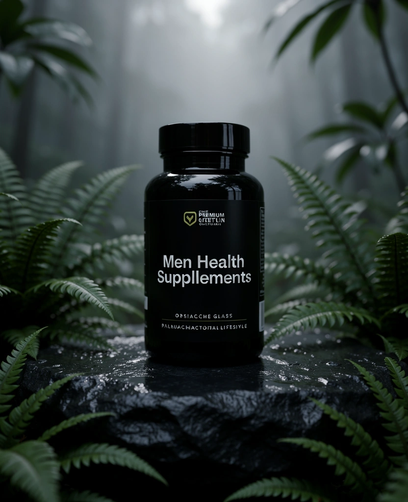 Premium supplement glass container